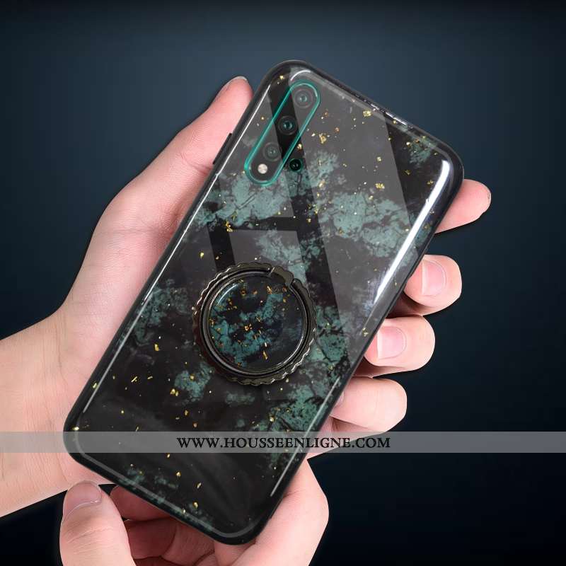 Coque Huawei Nova 5t Silicone Protection Vert Téléphone Portable Fluide Doux Étui Incassable Turquoi