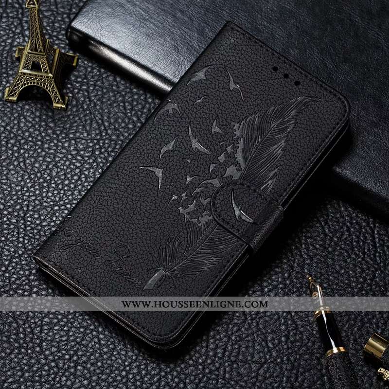 Coque Huawei P Smart 2020 Portefeuille Cuir Clamshell Incassable Tout Compris Étui Marron