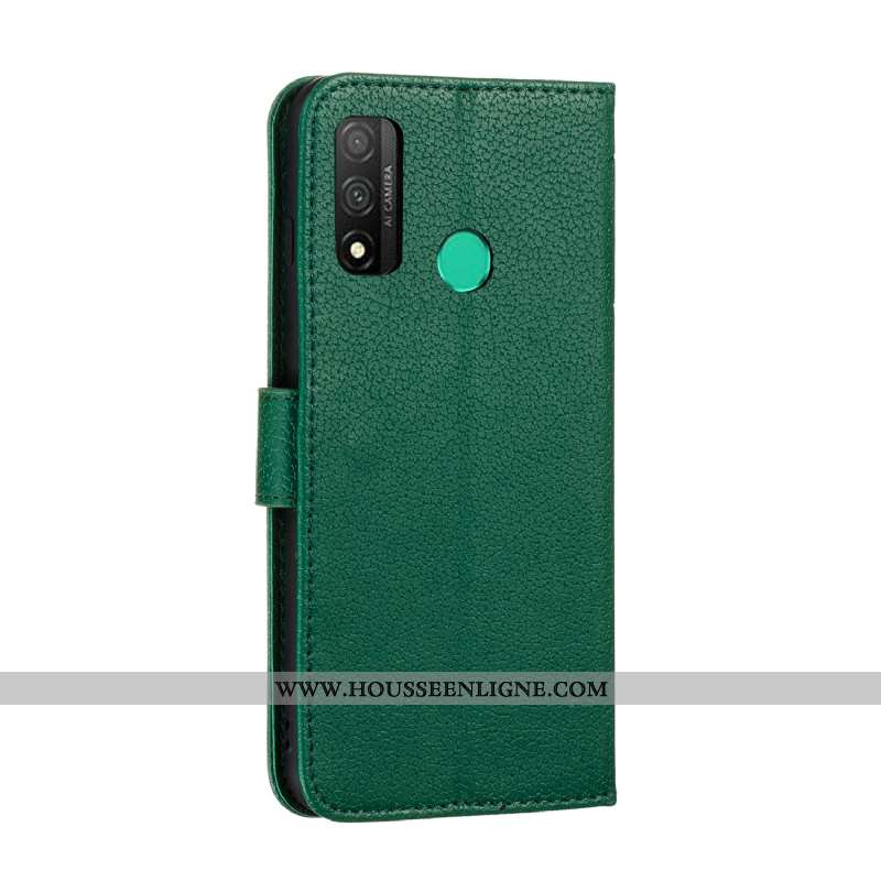 Coque Huawei P Smart 2020 Portefeuille Cuir Clamshell Incassable Tout Compris Étui Marron