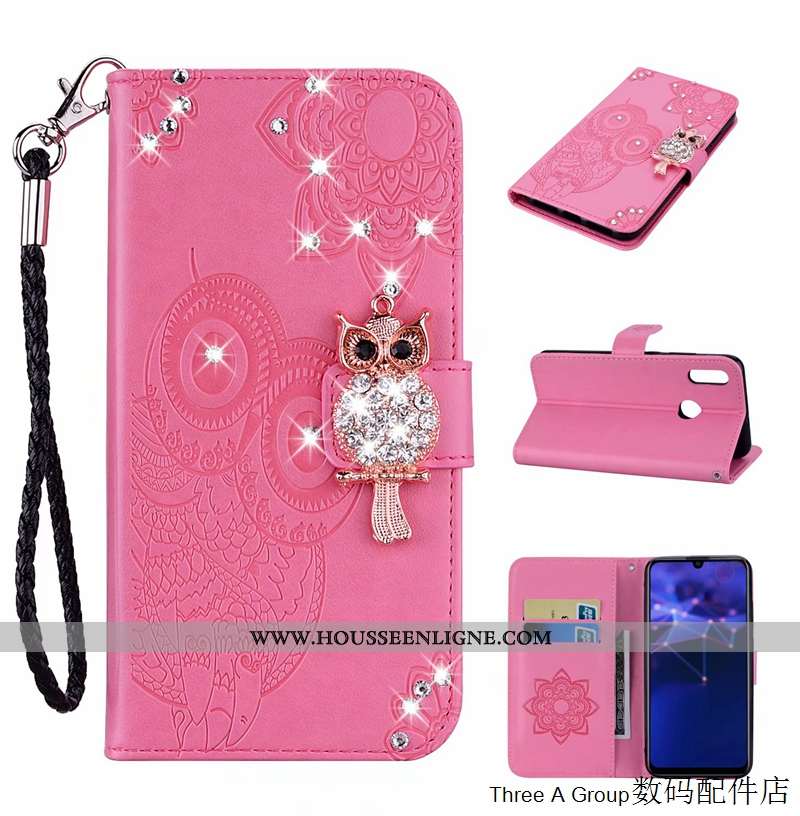 Coque Huawei P Smart+ 2020 Protection Étui Téléphone Portable Vin Rouge 2020 Jeunesse Housse Bordeau