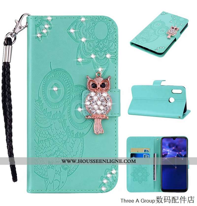 Coque Huawei P Smart+ 2020 Protection Étui Téléphone Portable Vin Rouge 2020 Jeunesse Housse Bordeau