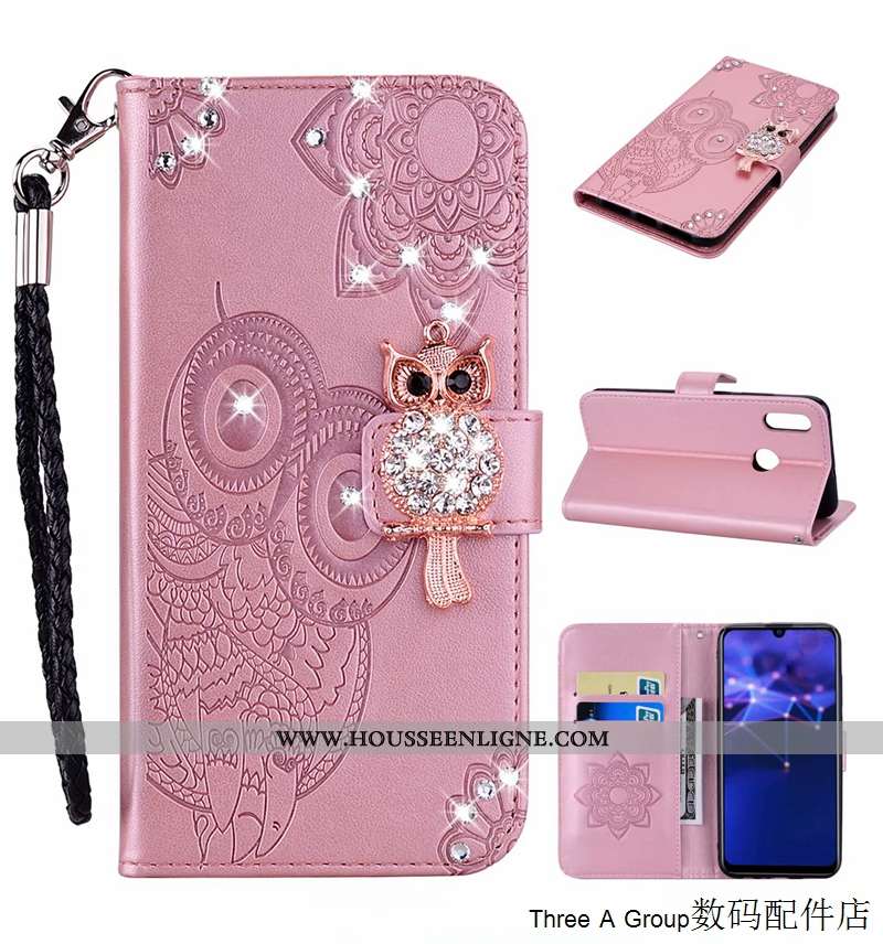 Coque Huawei P Smart+ 2020 Protection Étui Téléphone Portable Vin Rouge 2020 Jeunesse Housse Bordeau