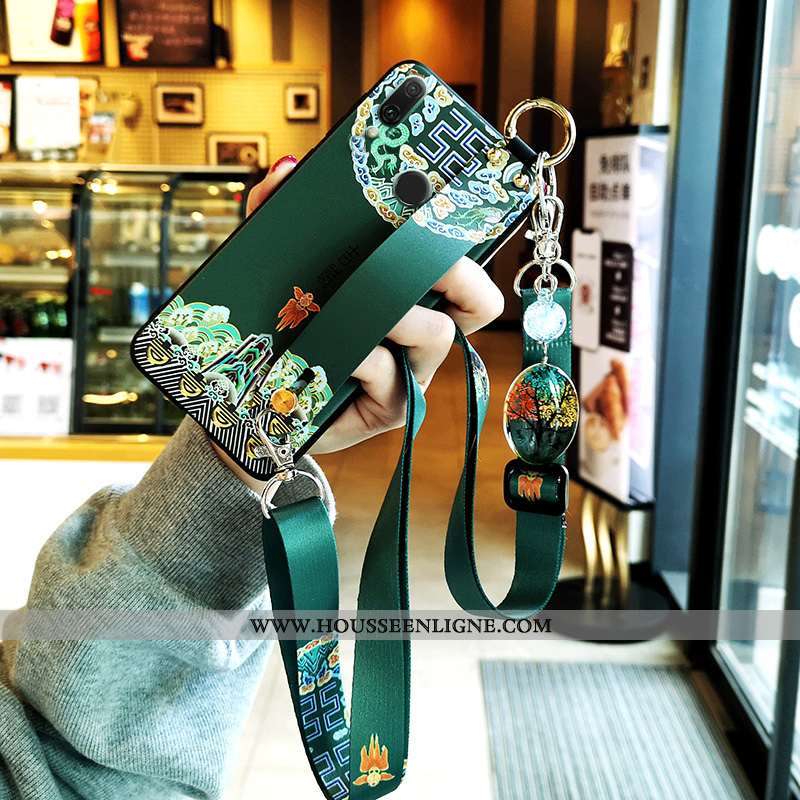 Coque Huawei P Smart 2020 Silicone Délavé En Daim Fluide Doux Luxe Tout Compris Incassable Jeunesse 