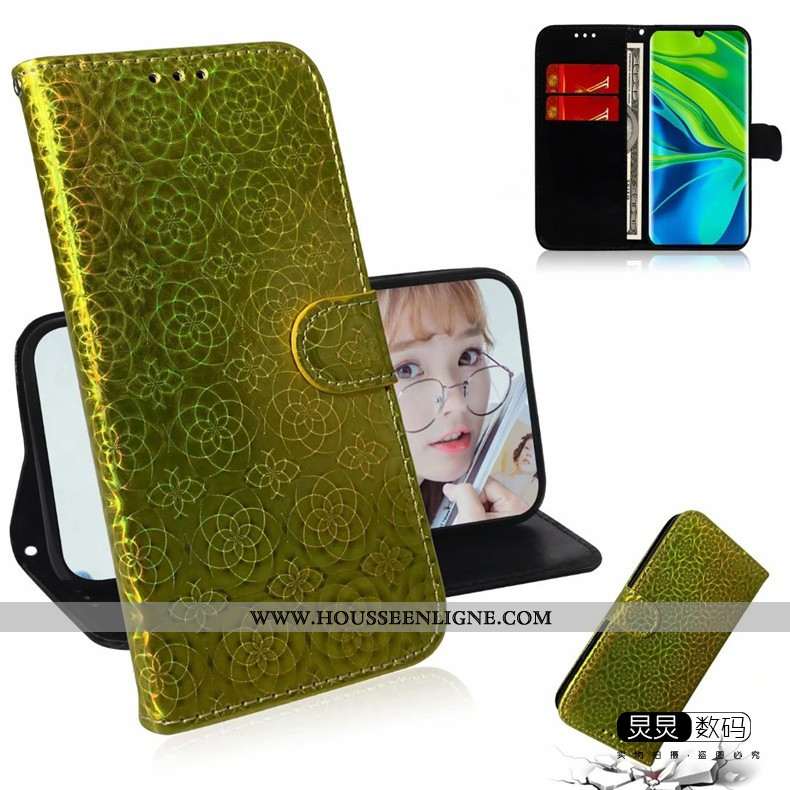 Coque Huawei P Smart 2020 Silicone Protection Or Téléphone Portable Étui Tendance Cuir Doré