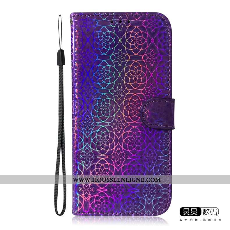 Coque Huawei P Smart 2020 Silicone Protection Or Téléphone Portable Étui Tendance Cuir Doré
