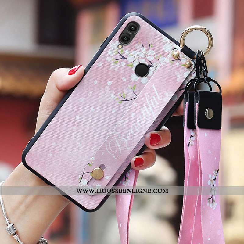 Coque Huawei P Smart 2020 Ultra Tendance Ornements Suspendus Étui Incassable Tout Compris Rose