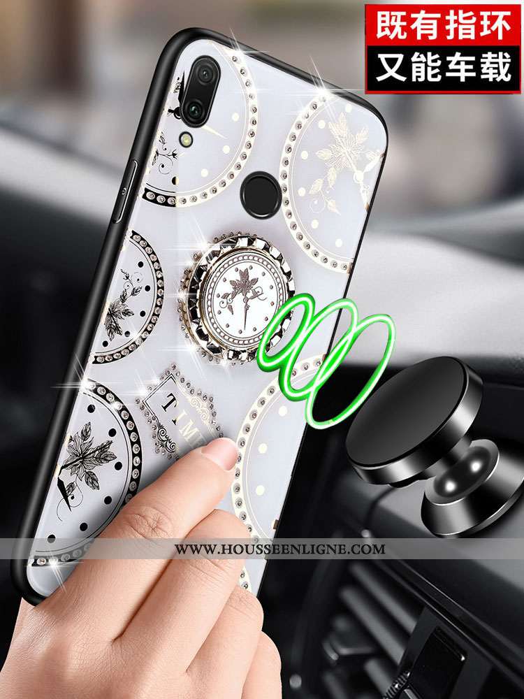 Coque Huawei P Smart 2020 Verre Ornements Suspendus Protection Téléphone Portable Fluide Doux Net Ro
