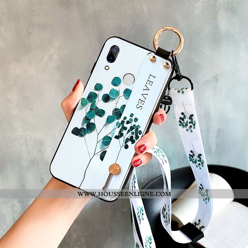 Coque Huawei P Smart+ Légère Fluide Doux Net Rouge Tout Compris Luxe Étui Bleu