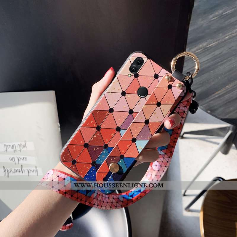 Coque Huawei P Smart+ Légère Fluide Doux Net Rouge Tout Compris Luxe Étui Bleu