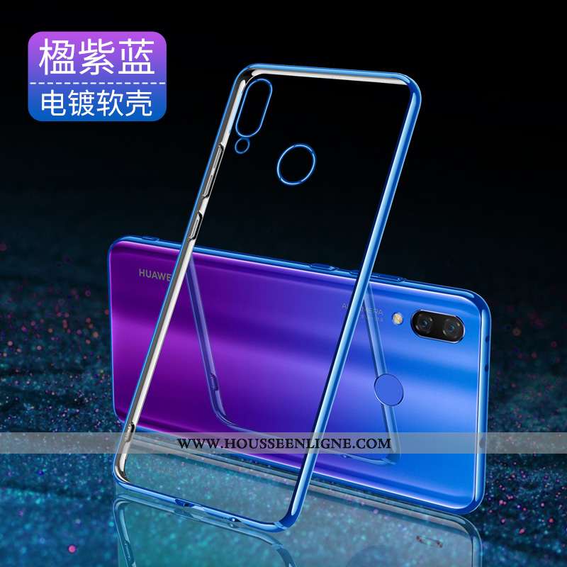 Coque Huawei P Smart+ Légère Fluide Doux Rouge Ultra Net Rouge Étui