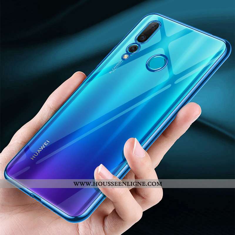 Coque Huawei P Smart+ Légère Fluide Doux Rouge Ultra Net Rouge Étui