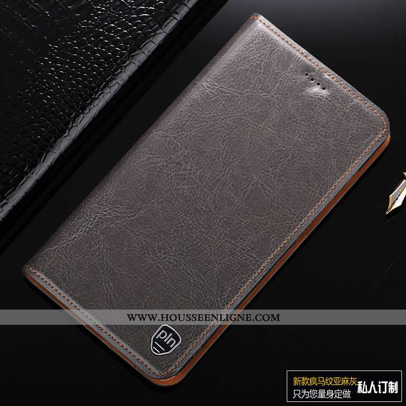Coque Huawei P Smart Modèle Fleurie Protection Cuir Véritable Étui Téléphone Portable 2020 Tout Comp
