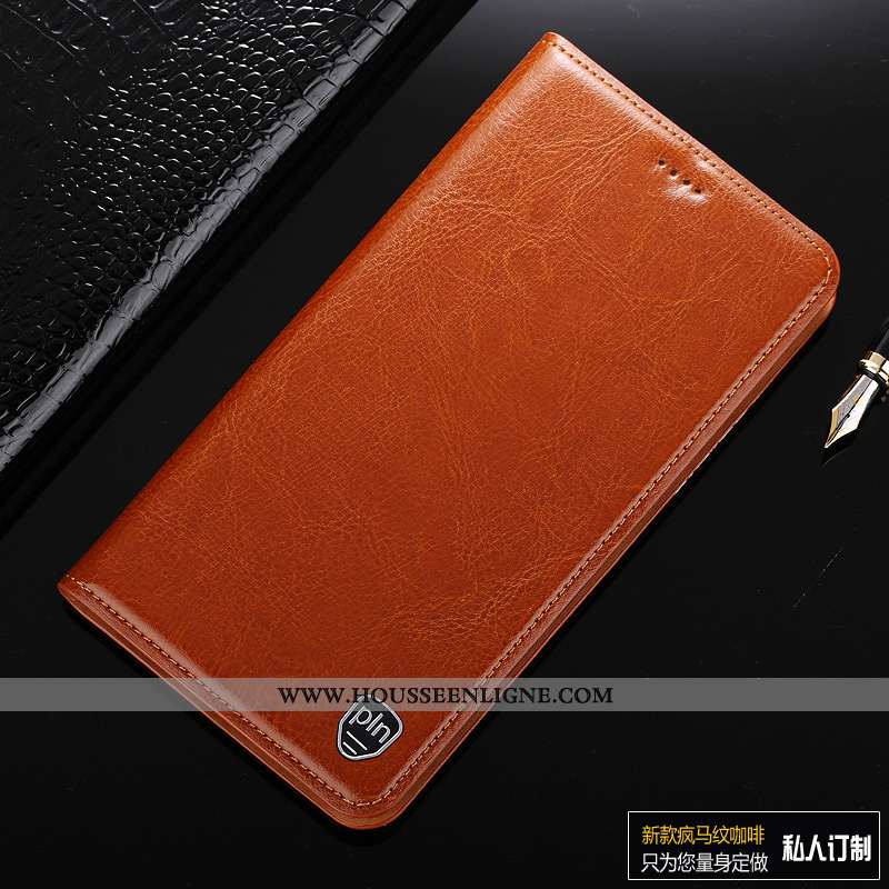 Coque Huawei P Smart Modèle Fleurie Protection Cuir Véritable Étui Téléphone Portable 2020 Tout Comp