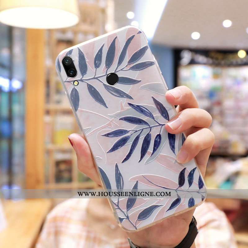 Coque Huawei P Smart+ Personnalité Créatif Fluide Doux Délavé En Daim Charmant Net Rouge Verte