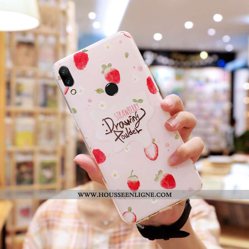 Coque Huawei P Smart+ Personnalité Créatif Fluide Doux Délavé En Daim Charmant Net Rouge Verte