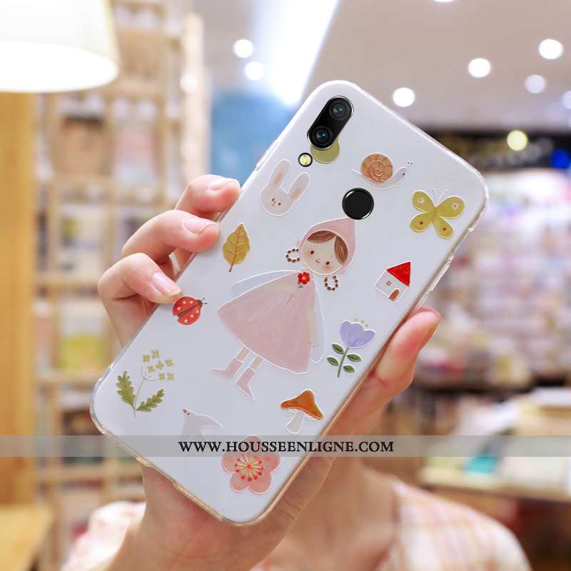 Coque Huawei P Smart+ Personnalité Créatif Fluide Doux Délavé En Daim Charmant Net Rouge Verte