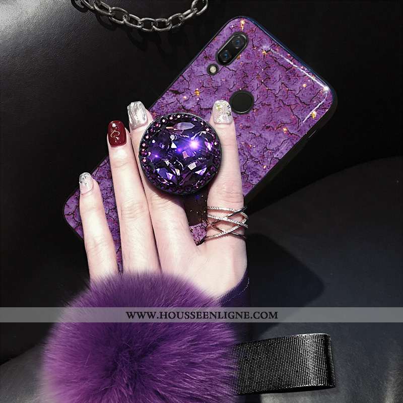 Coque Huawei P Smart+ Protection Personnalité Simple Fluide Doux Silicone Incassable Tendance Verte