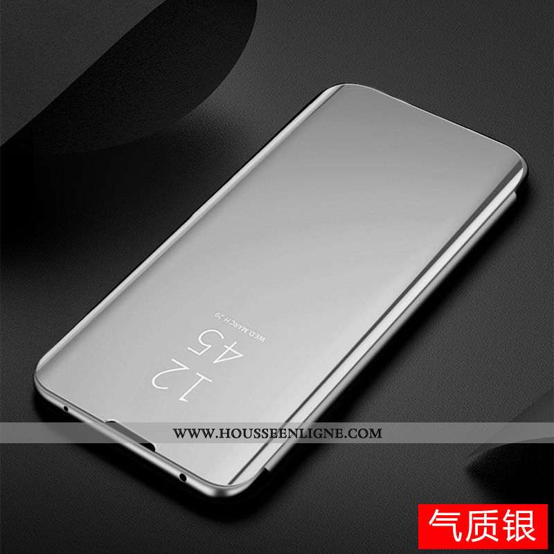 Coque Huawei P Smart Z Transparent Or Téléphone Portable Housse Miroir Plier Doré