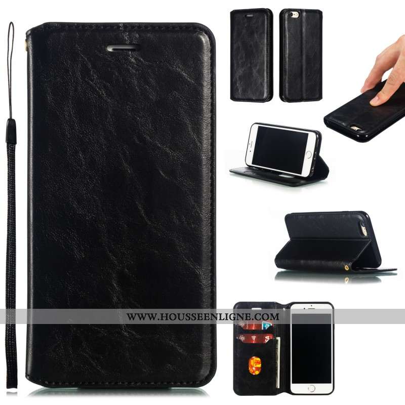 Coque Huawei P20 Cuir Silicone Tout Compris Étui Luxe Business Noir