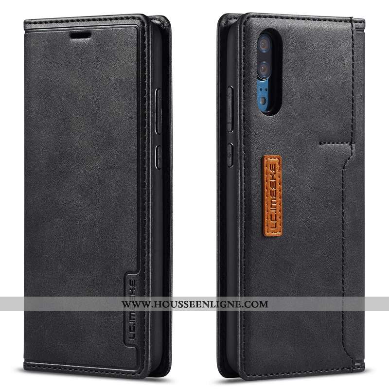 Coque Huawei P20 Cuir Véritable Mode Reversible Tout Compris Housse Étui Bordeaux