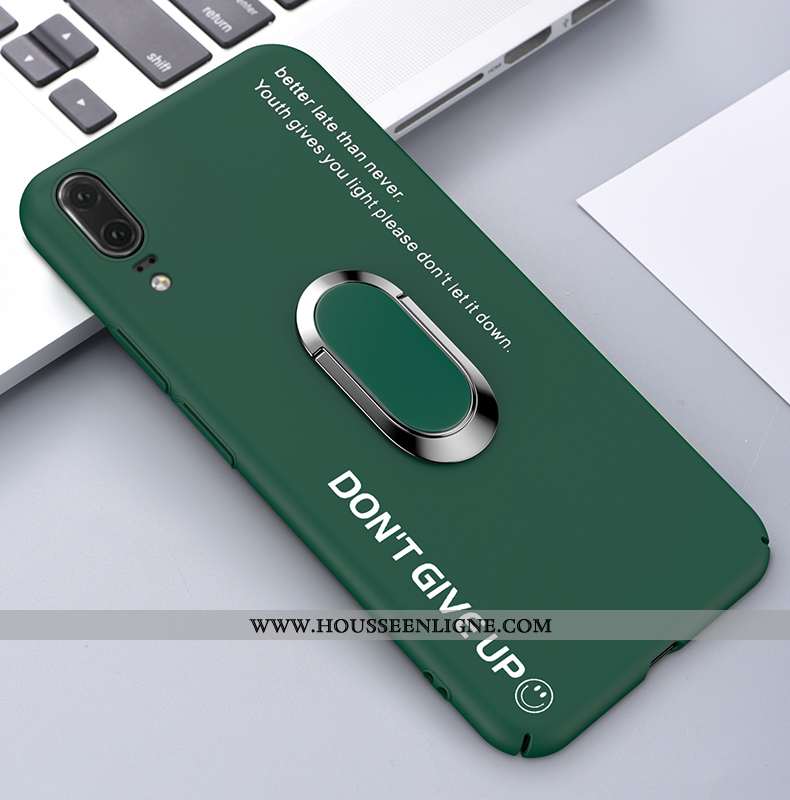 Coque Huawei P20 Délavé En Daim Personnalité Amoureux Protection Téléphone Portable Légère Tendance 