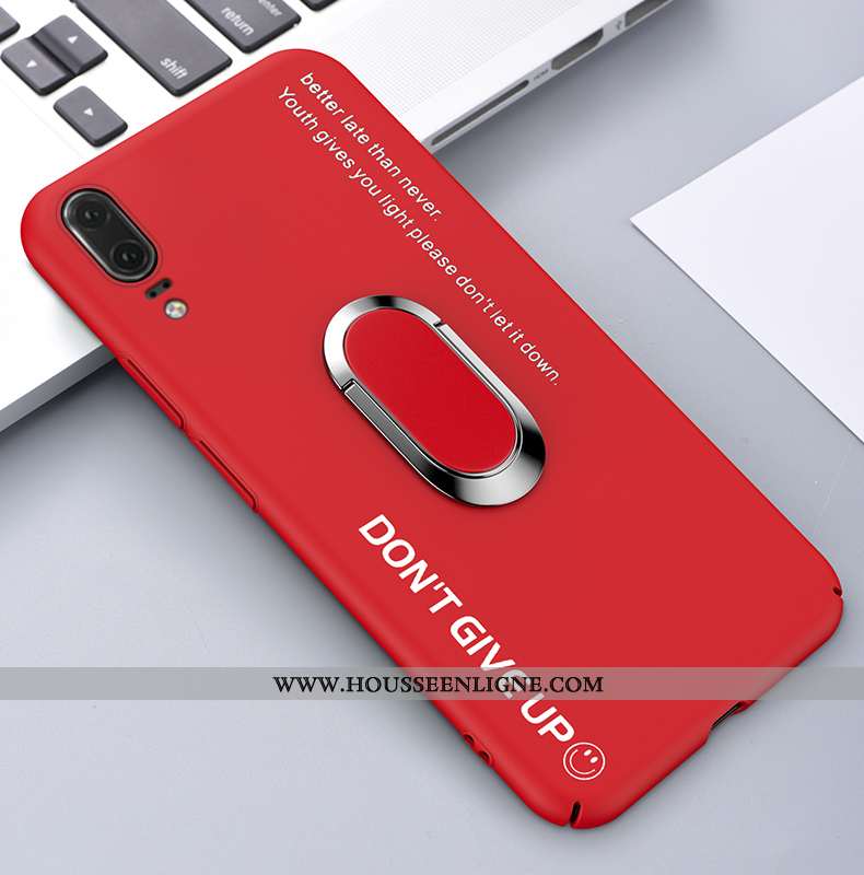 Coque Huawei P20 Délavé En Daim Personnalité Amoureux Protection Téléphone Portable Légère Tendance 