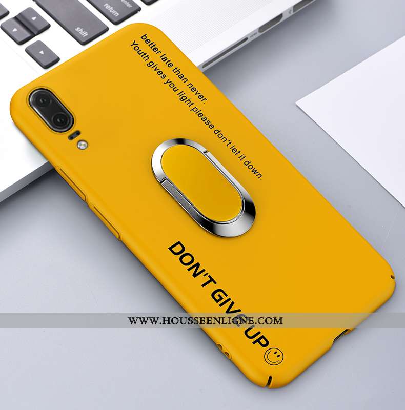 Coque Huawei P20 Délavé En Daim Personnalité Amoureux Protection Téléphone Portable Légère Tendance 