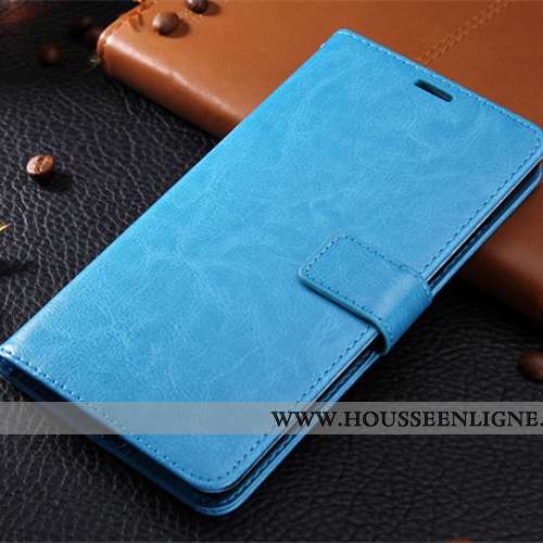 Coque Huawei P20 Fluide Doux Protection Étui Clamshell Cuir Téléphone Portable Tout Compris Marron