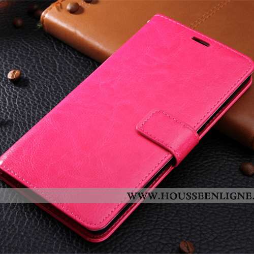 Coque Huawei P20 Fluide Doux Protection Étui Clamshell Cuir Téléphone Portable Tout Compris Marron