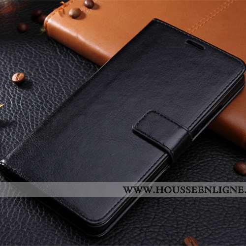 Coque Huawei P20 Fluide Doux Protection Étui Clamshell Cuir Téléphone Portable Tout Compris Marron
