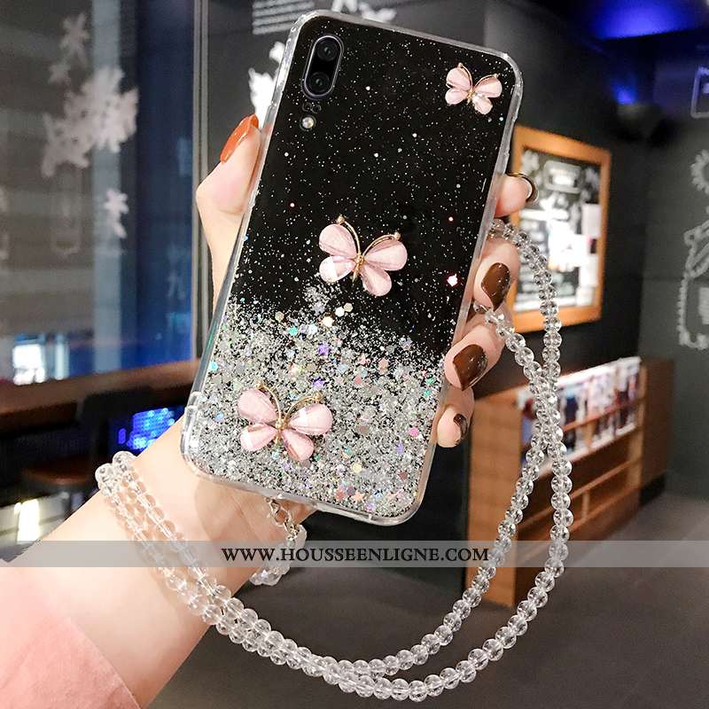 Coque Huawei P20 Fluide Doux Silicone Incassable Membrane Téléphone Portable Rose Verte