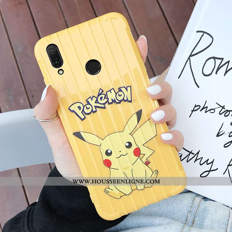 Coque Huawei P20 Lite Dessin Animé Charmant Tout Compris Jeunesse Vert Silicone Verte