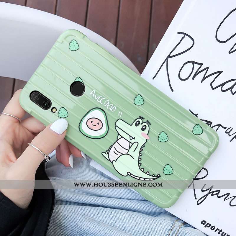 Coque Huawei P20 Lite Dessin Animé Charmant Tout Compris Jeunesse Vert Silicone Verte