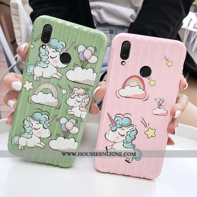 Coque Huawei P20 Lite Dessin Animé Charmant Tout Compris Jeunesse Vert Silicone Verte
