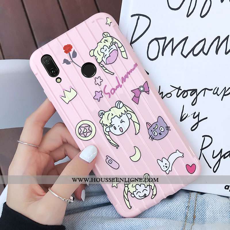 Coque Huawei P20 Lite Dessin Animé Charmant Tout Compris Jeunesse Vert Silicone Verte