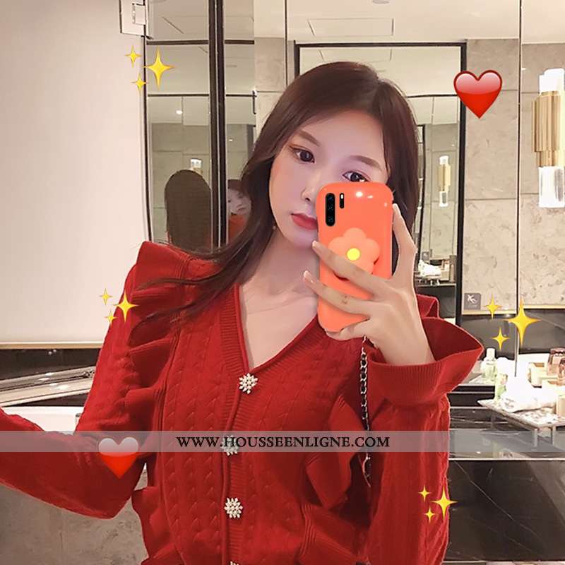Coque Huawei P20 Personnalité Créatif Vent Incassable Tendance Téléphone Portable Orange