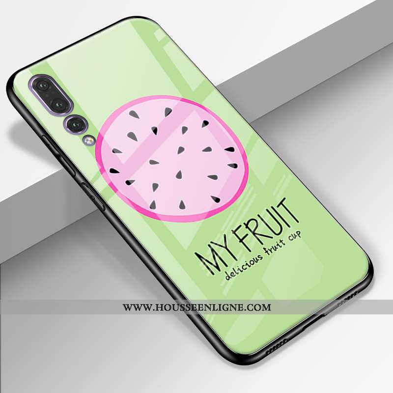 Coque Huawei P20 Pro Charmant Cuir Véritable Europe Incassable Jaune Tout Compris Simple