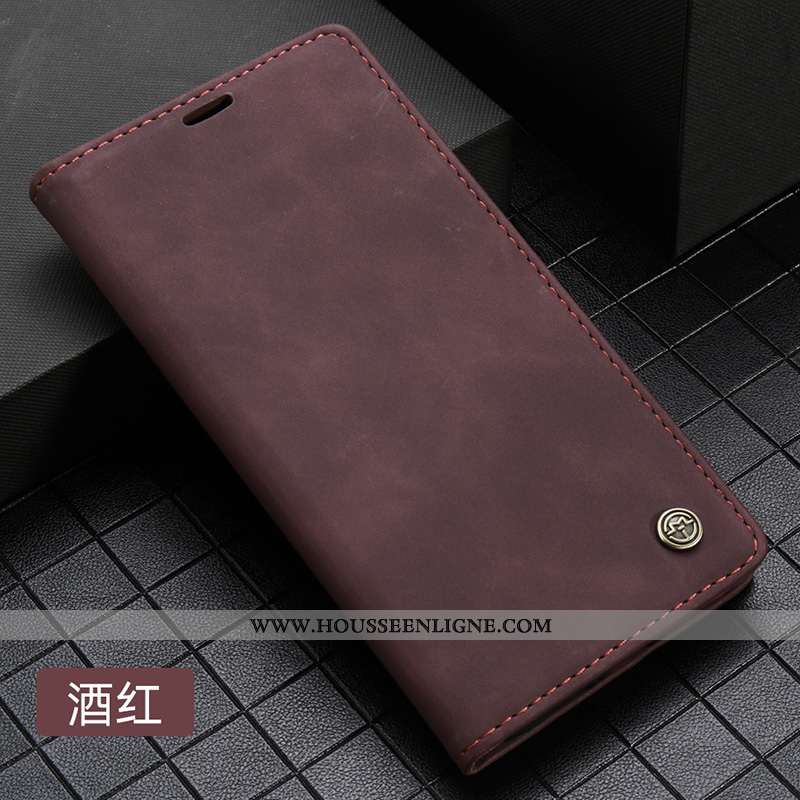 Coque Huawei P20 Pro Cuir Protection Clamshell Téléphone Portable Carte Étui Incassable Bleu