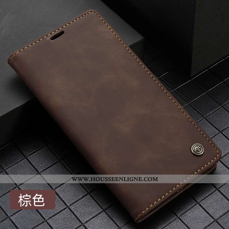 Coque Huawei P20 Pro Cuir Protection Clamshell Téléphone Portable Carte Étui Incassable Bleu