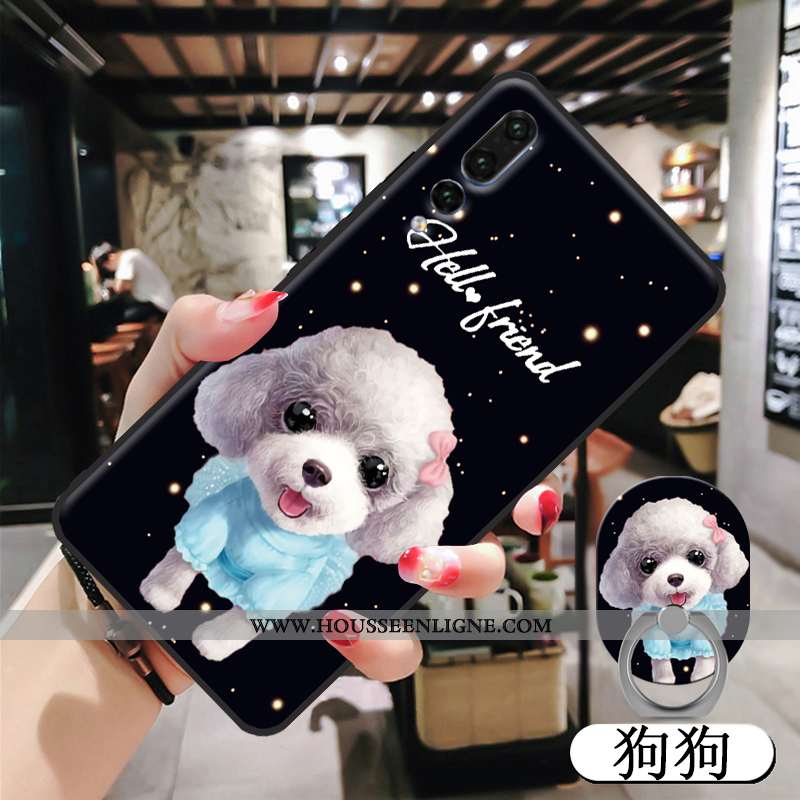 Coque Huawei P20 Pro Dessin Animé Peinture Tempérer Rose Nouveau Téléphone Portable Membrane