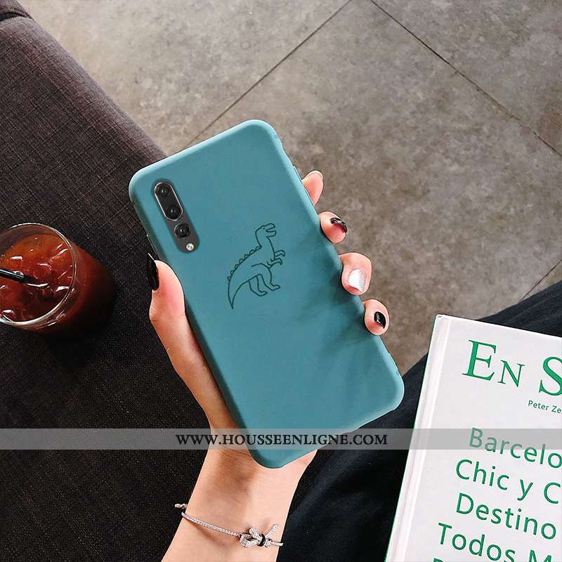 Coque Huawei P20 Pro Délavé En Daim Personnalité Simple Rouge Fluide Doux Ultra Tendance