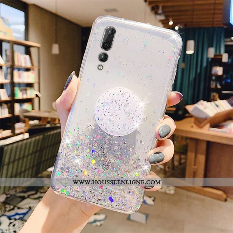Coque Huawei P20 Pro Fluide Doux Mode Luxe Créatif Légère Transparent Incassable Verte