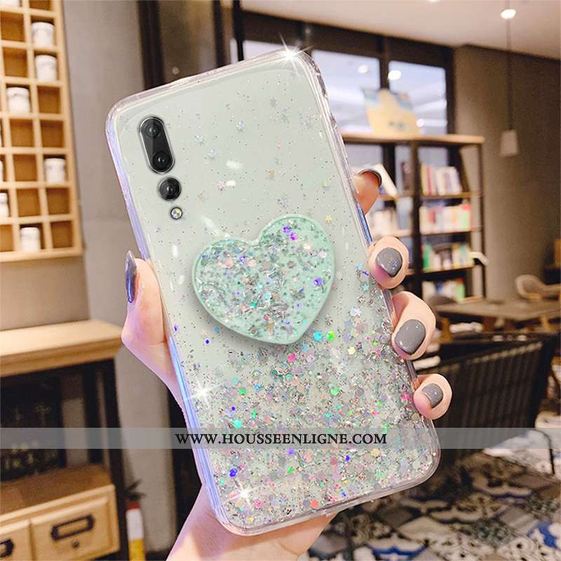 Coque Huawei P20 Pro Fluide Doux Mode Luxe Créatif Légère Transparent Incassable Verte