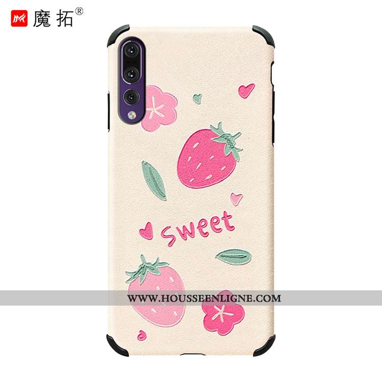 Coque Huawei P20 Pro Protection Créatif Étui Incassable Charmant Chat Bleu