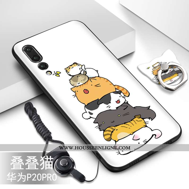 Coque Huawei P20 Pro Protection Fluide Doux Silicone Étui Téléphone Portable Vert Turquoise