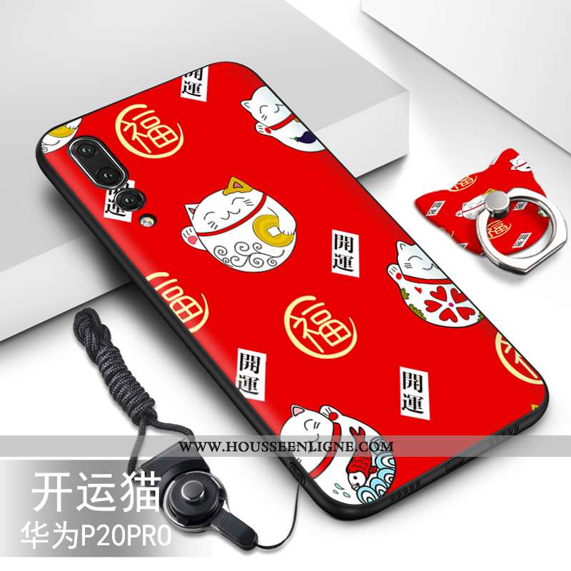 Coque Huawei P20 Pro Protection Fluide Doux Silicone Étui Téléphone Portable Vert Turquoise