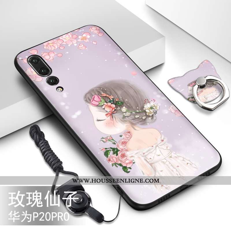 Coque Huawei P20 Pro Protection Fluide Doux Silicone Étui Téléphone Portable Vert Turquoise