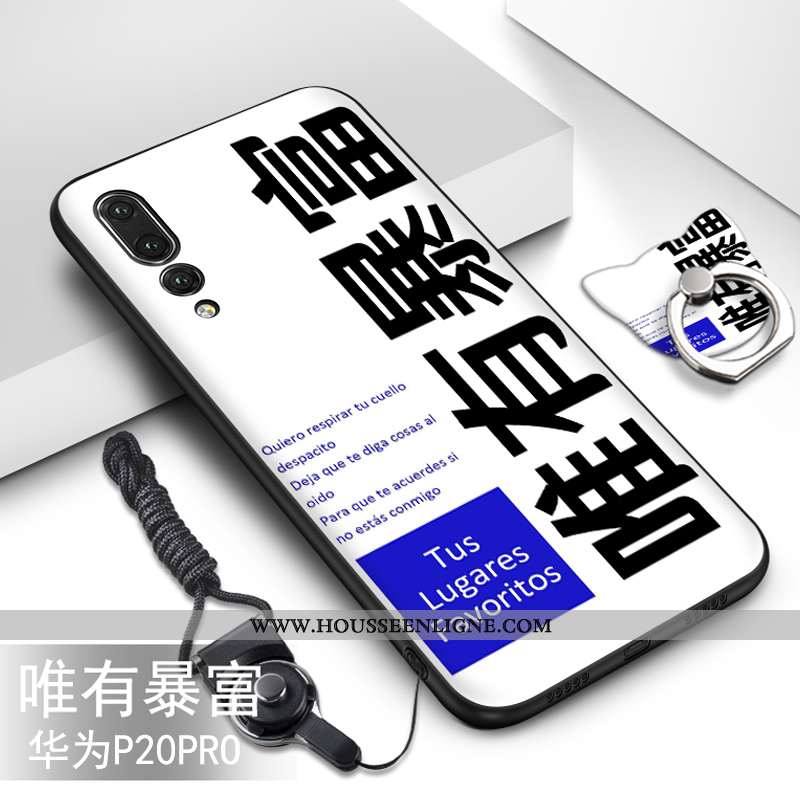 Coque Huawei P20 Pro Protection Fluide Doux Silicone Étui Téléphone Portable Vert Turquoise