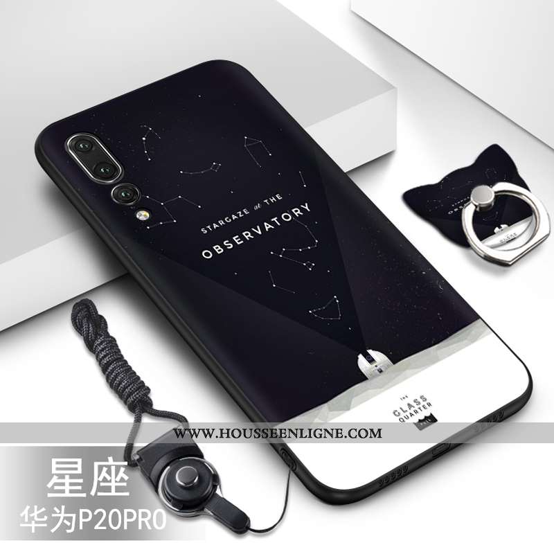 Coque Huawei P20 Pro Protection Fluide Doux Silicone Étui Téléphone Portable Vert Turquoise
