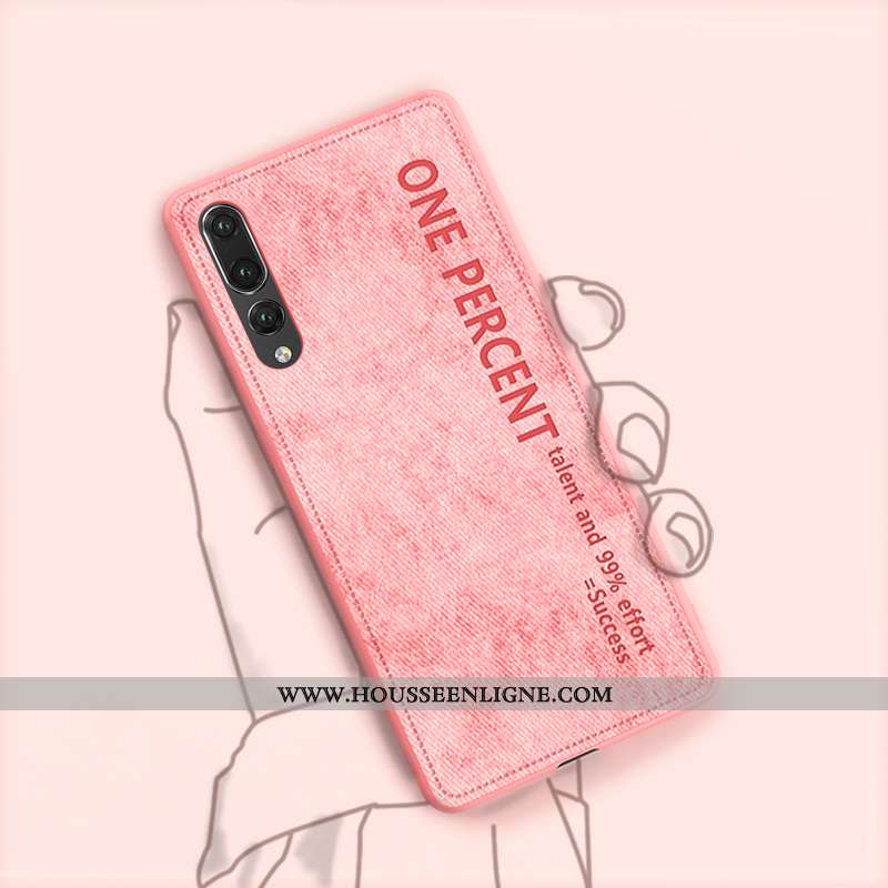 Coque Huawei P20 Pro Silicone Protection Ultra Nouveau Téléphone Portable Rose